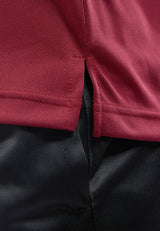 CTH Unlimited Men Polyester Jersey Short Sleeve Polo Shirt With Tipping Collar - CU-7948(R)