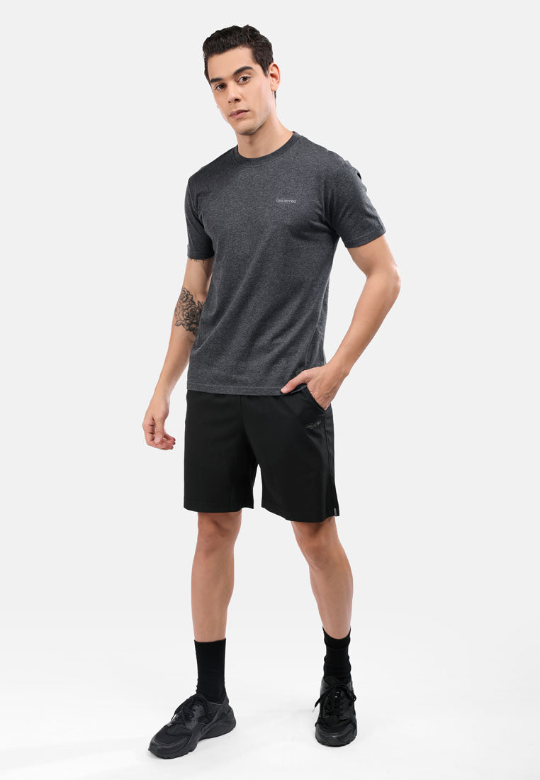 CTH Unlimited Men Single Jersey Round Neck Short Sleeve T-Shirt  With Printed Logo - CU-90678(R)