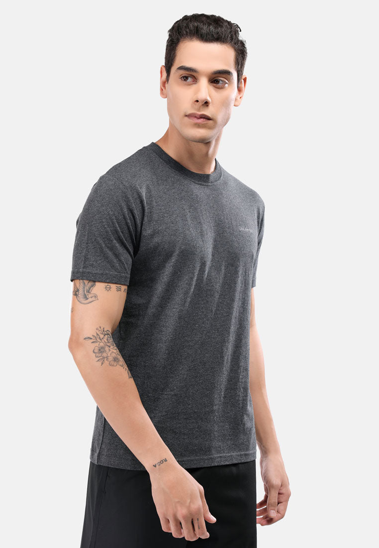 CTH Unlimited Men Single Jersey Round Neck Short Sleeve T-Shirt  With Printed Logo - CU-90678(R)