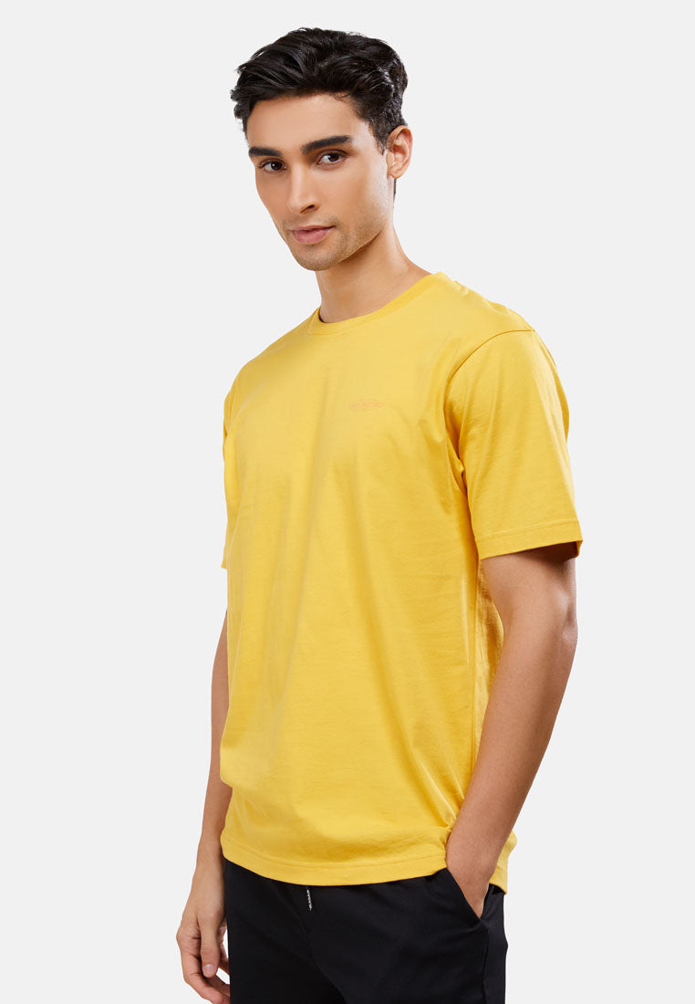 CTH Unlimited Men Single Jersey Round Neck Short Sleeve T-Shirt  With Printed Logo - CU-90678(R)