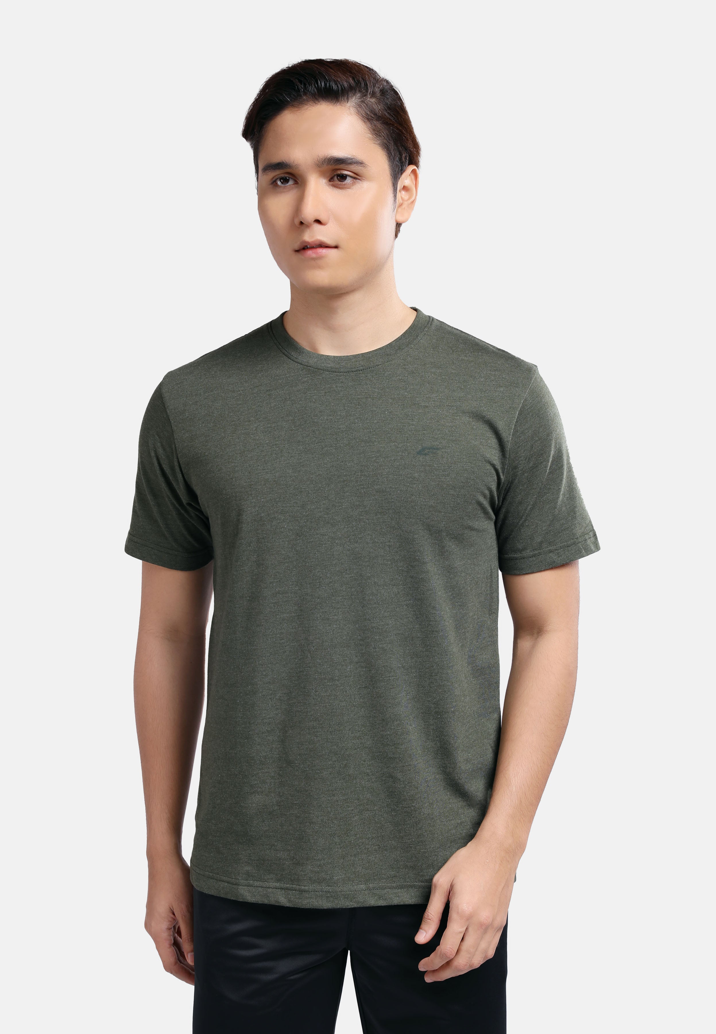 CTH Unlimited Men Single Jersey Round Neck Short Sleeve T-Shirt  With Printed Logo - CU-90678(R)