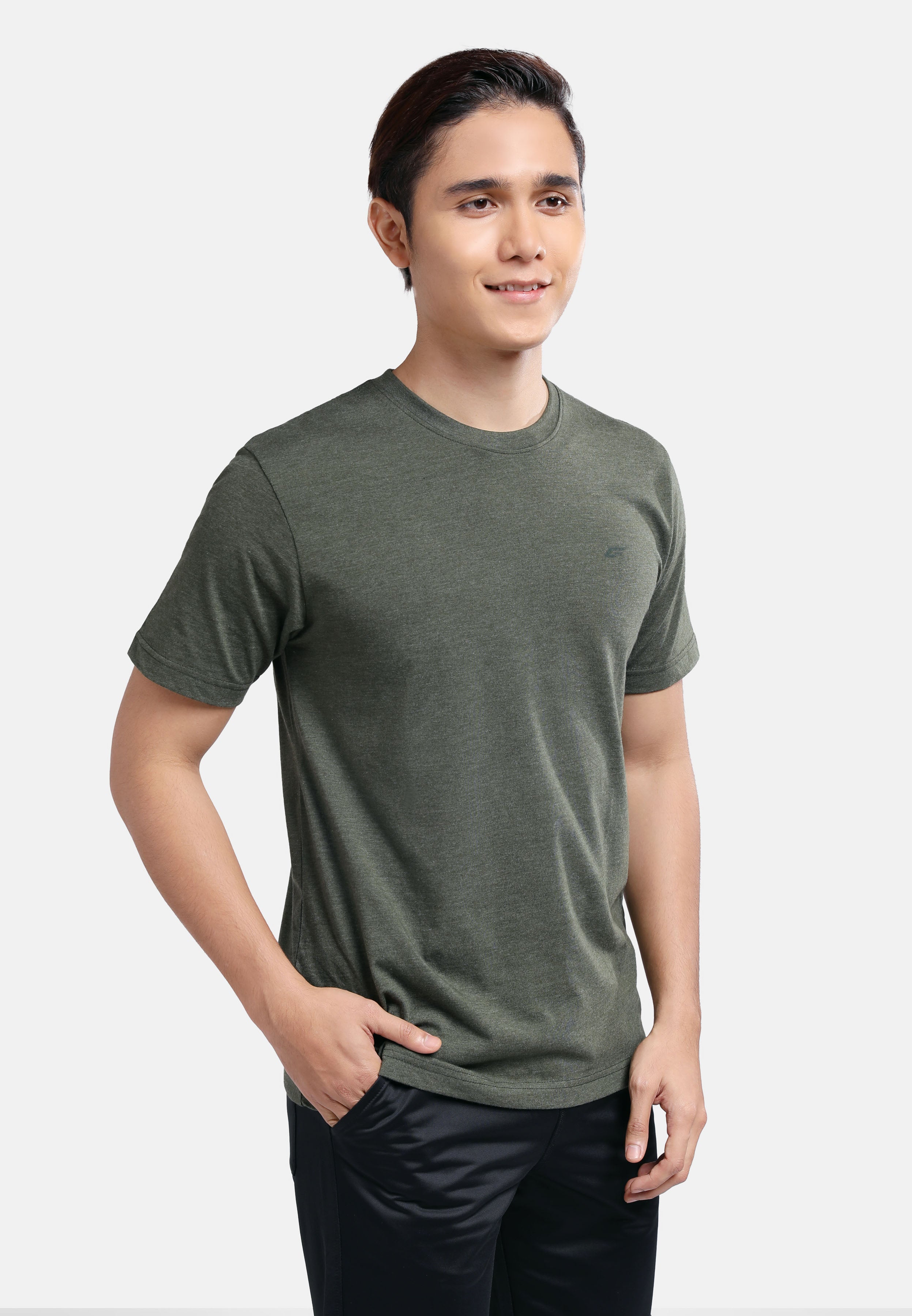 CTH Unlimited Men Single Jersey Round Neck Short Sleeve T-Shirt  With Printed Logo - CU-90678(R)