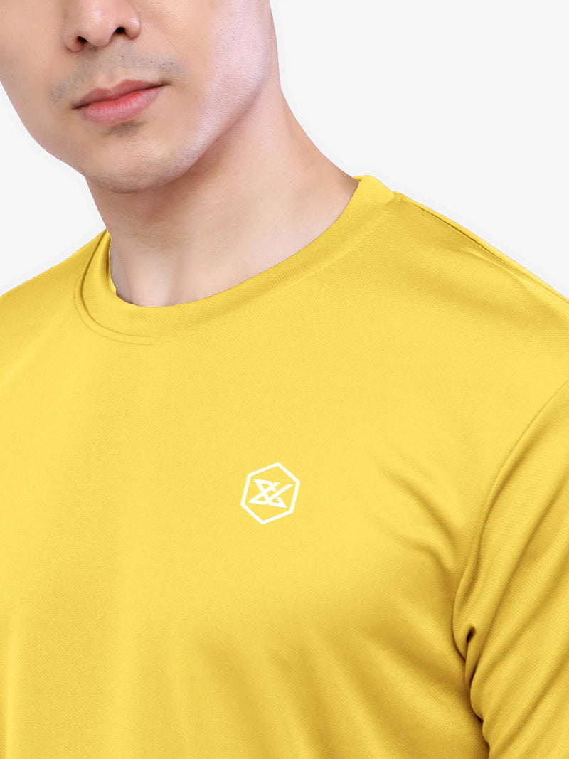 CTH unlimited Men Microfibre Mesh Short Sleeve Jersey Top with Printed Logo - CU-90806(R)(Multiple types of logos)