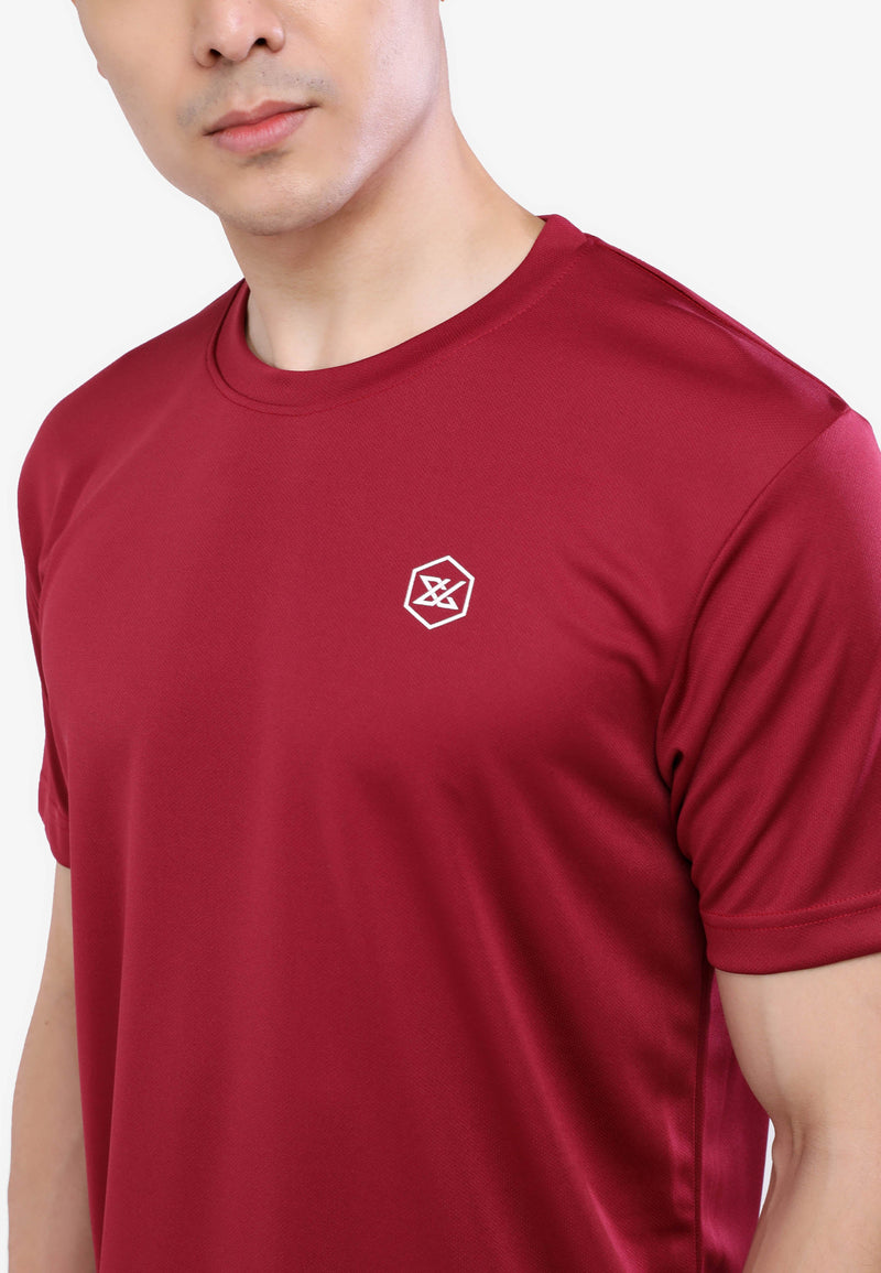 CTH unlimited Men Microfibre Mesh Short Sleeve Jersey Top with Printed Logo - CU-90806(R)(Multiple types of logos)