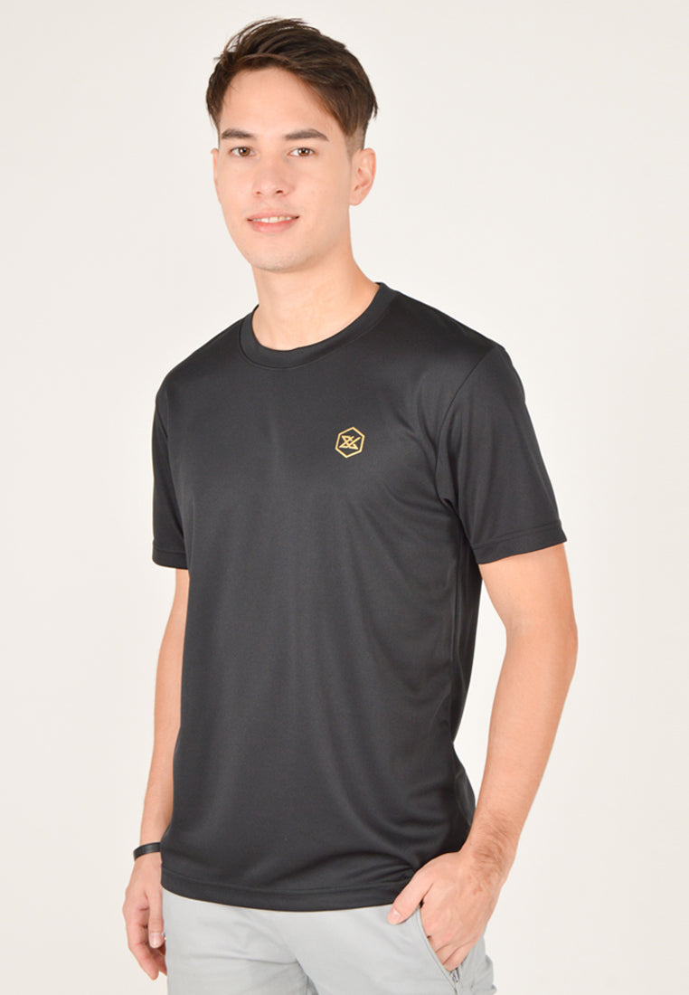 CTH unlimited Men Microfibre Mesh Short Sleeve Jersey Top with Printed Logo - CU-90806(R)(Multiple types of logos)