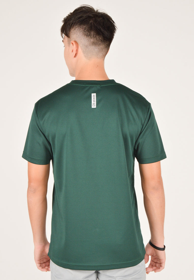 CTH unlimited Men Microfibre Mesh Short Sleeve Jersey Top with Printed Logo - CU-90806(R)(Multiple types of logos)