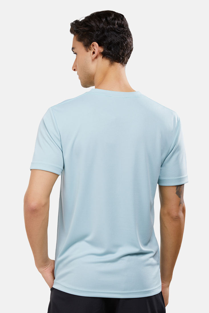 CTH unlimited Men Microfibre Mesh Short Sleeve Jersey Top with Printed Logo - CU-90806(R)(Multiple types of logos)