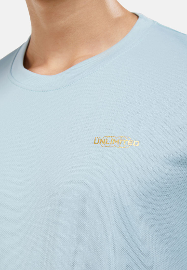 CTH unlimited Men Microfibre Mesh Short Sleeve Jersey Top with Printed Logo - CU-90806(R)(Multiple types of logos)