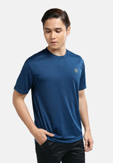 CTH unlimited Men Microfibre Mesh Short Sleeve Jersey Top with Printed Logo - CU-90806(R)(Multiple types of logos)