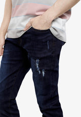 Cheetah Denim Jeans 110620