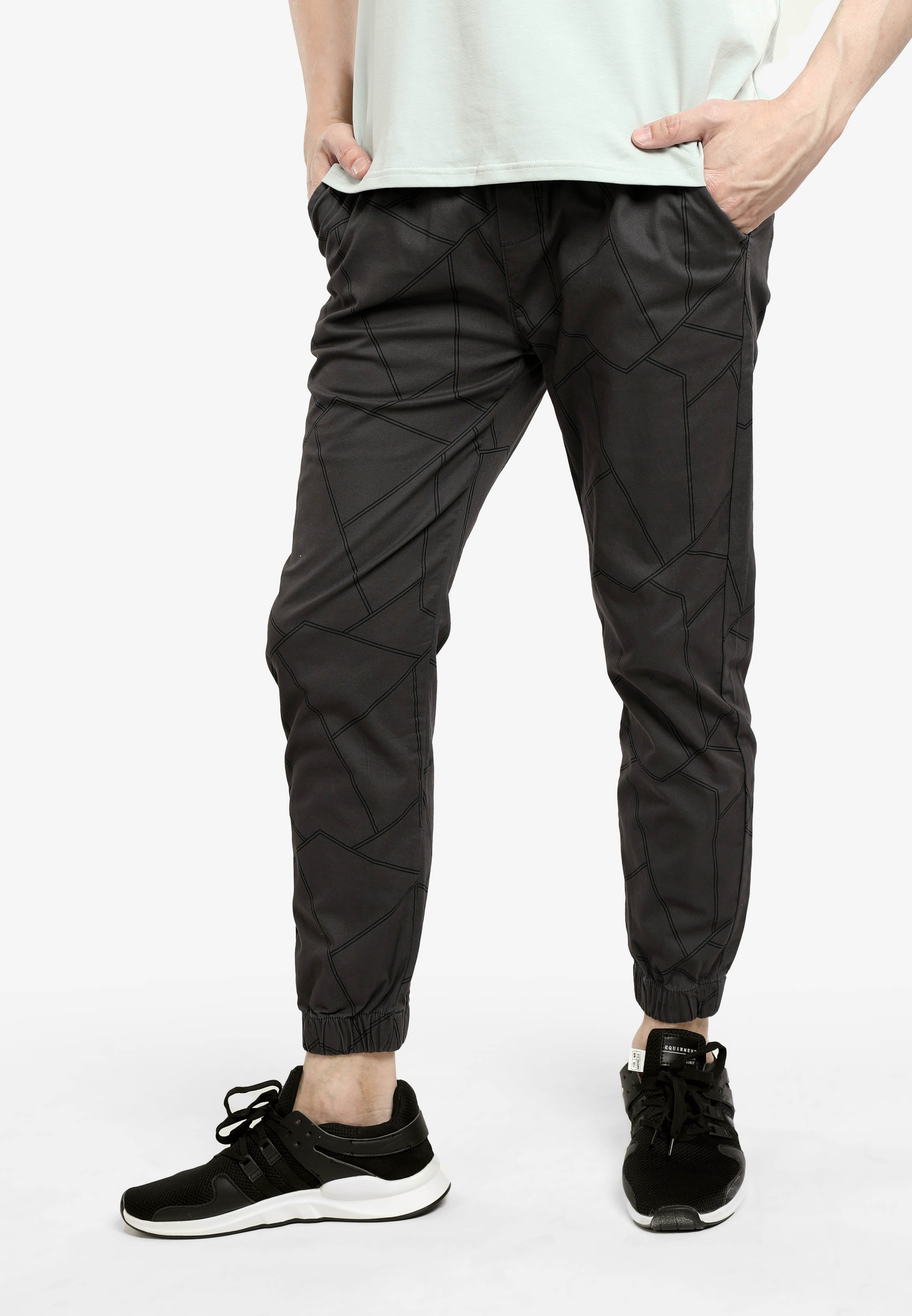 Cheetah Slim Fit Cotton Blend Outdoor Jogger Pants MD2- 110622