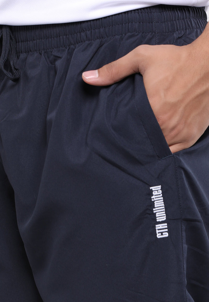 CTH Unlimited Men Micro Fibre Track Pants With Elastic Cuffs and Zipper Hem - CU-5338(R)