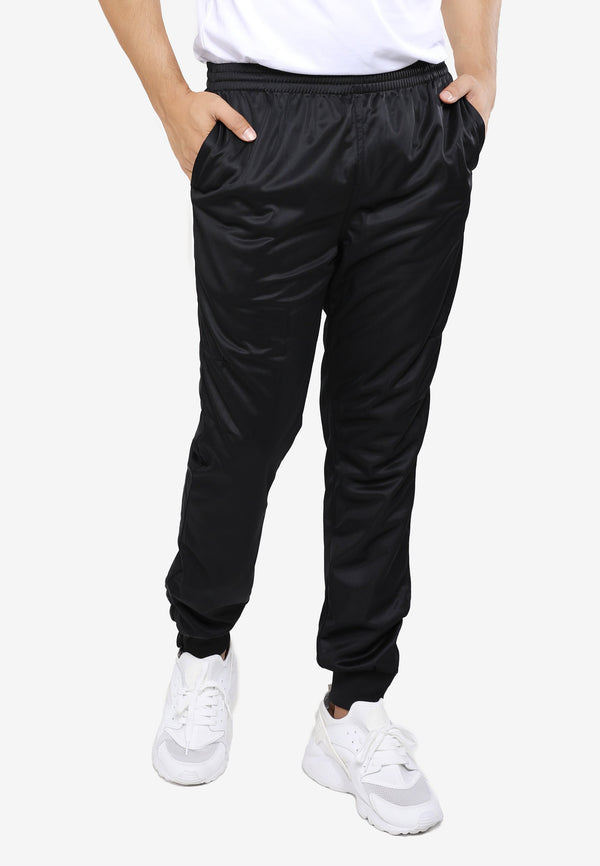 CTH Unlimited Men Tricot Track Pants With Ribbed Cuffs and Zipper Hem - CU-5336(R)