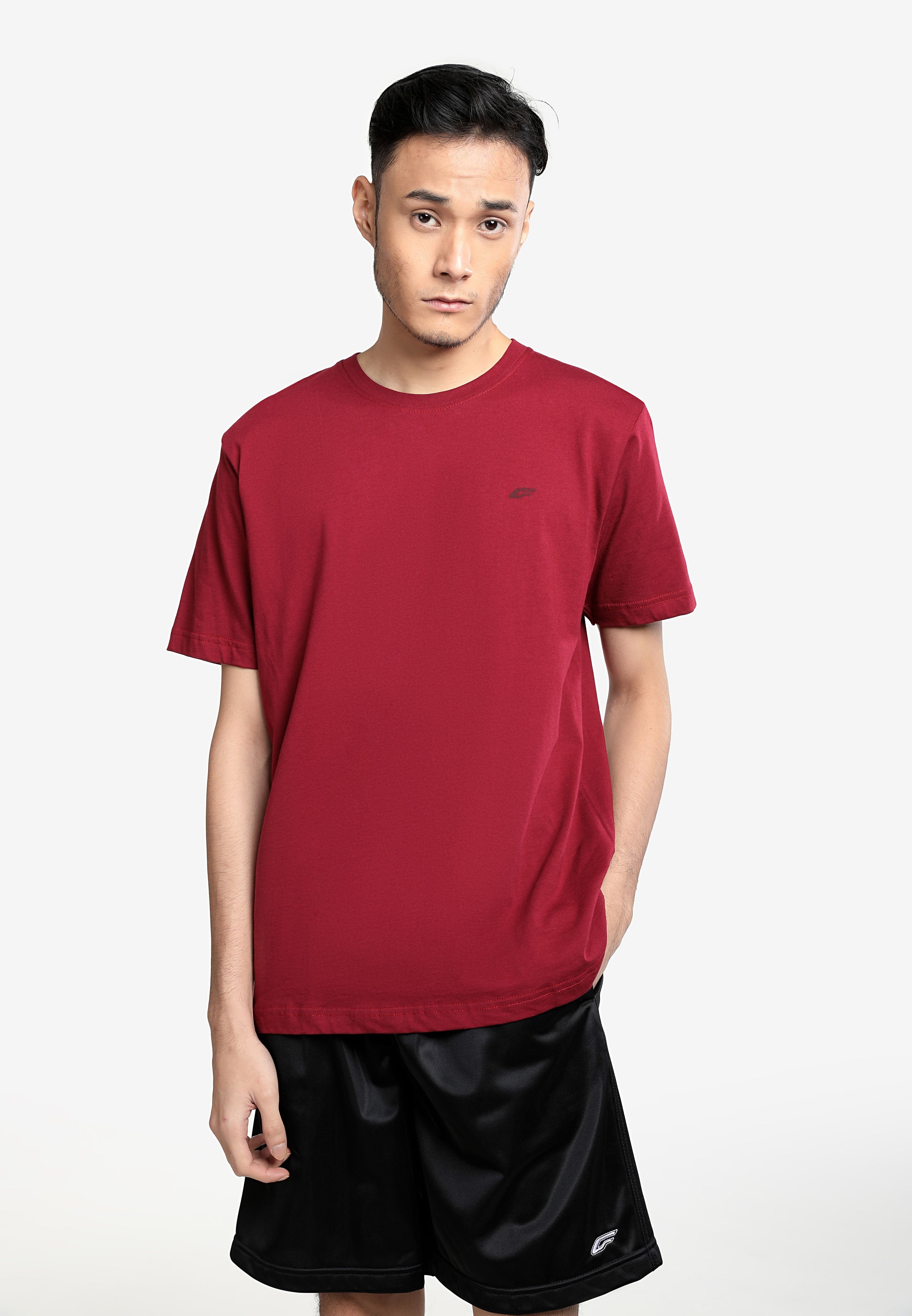 CTH Unlimited Men Single Jersey Round Neck Short Sleeve T-Shirt  With Printed Logo - CU-90678(R)