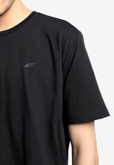 CTH Unlimited Men Single Jersey Round Neck Short Sleeve T-Shirt  With Printed Logo - CU-90678(R)