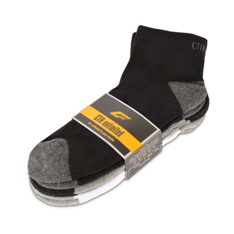 CTH unlimited Men Ankle Socks 3 Pairs-CU-0002