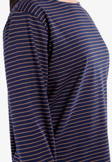CHEETAH Women Basic Long Sleeve Stripe Top - CL-65698(E)