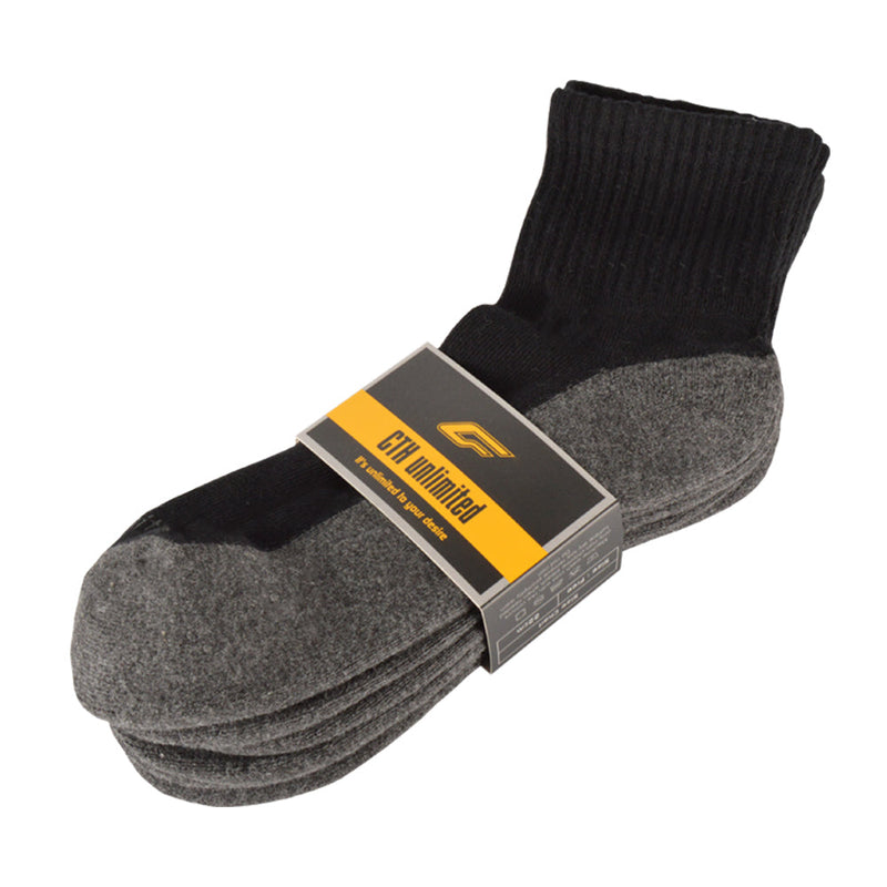 CTH unlimited Men Quarter Socks 3 Pairs-CU-0006
