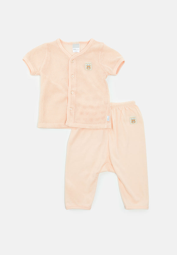 Baby Cheetah Boy Short Sleeves Suit Set - CBB-182576(F)
