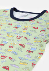 Baby Cheetah Boy Singlet Suit Set - CBB-182622(F)