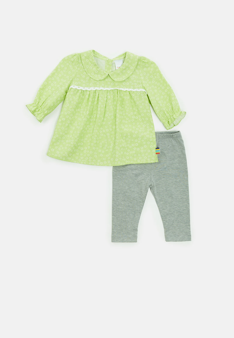 Baby Cheetah Girl Woven Suit Set - CBG-182540