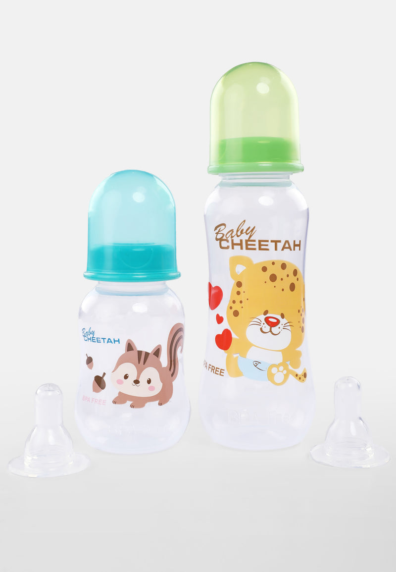 Baby Cheetah 2 in 1 Feeding Bottle  (Combo 1) - CBB-FB22006