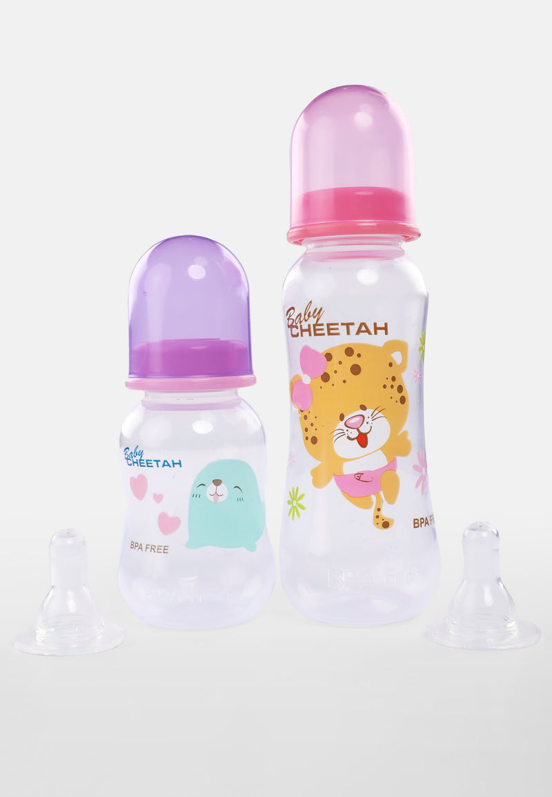 Baby Cheetah 2 in 1 Feeding Bottle  (Combo 2) - CBB-FB22006