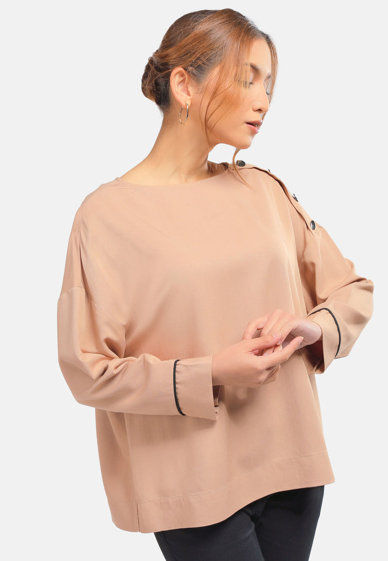 Arissa Long Sleeve Blouse - ARS-13656