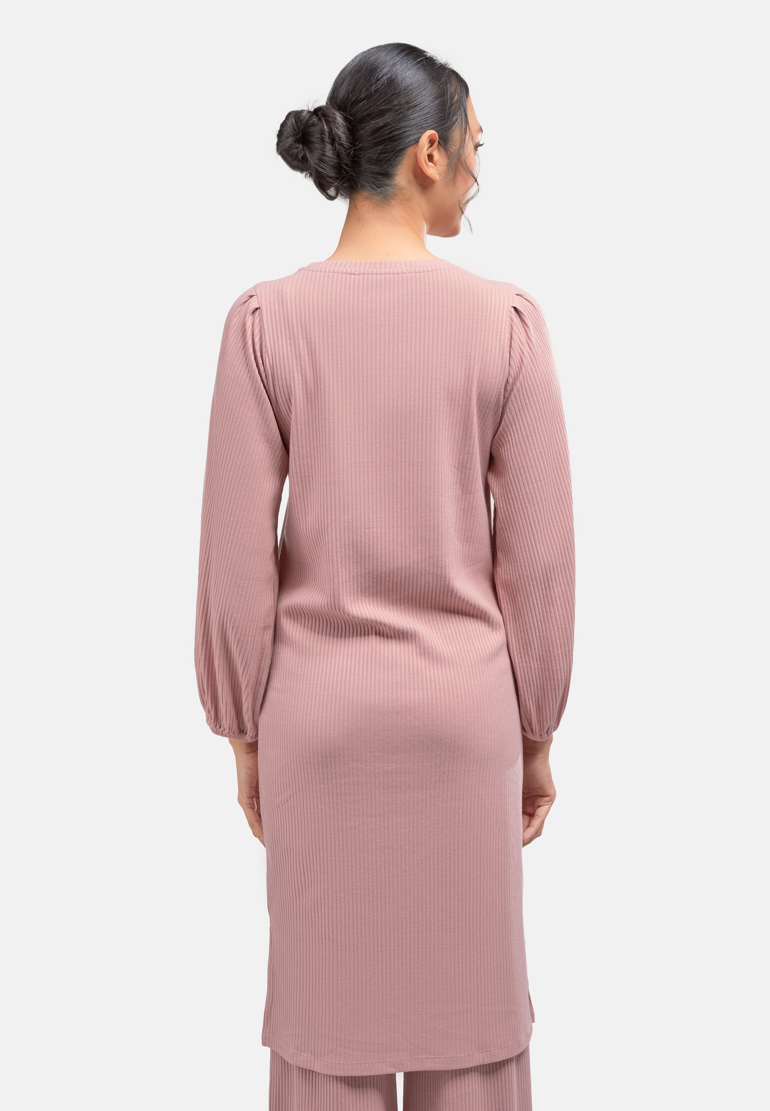 Arissa Puffed Long Sleeve Dress - ARS-6778 (MD2)