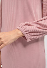 Arissa Puffed Long Sleeve Dress - ARS-6778