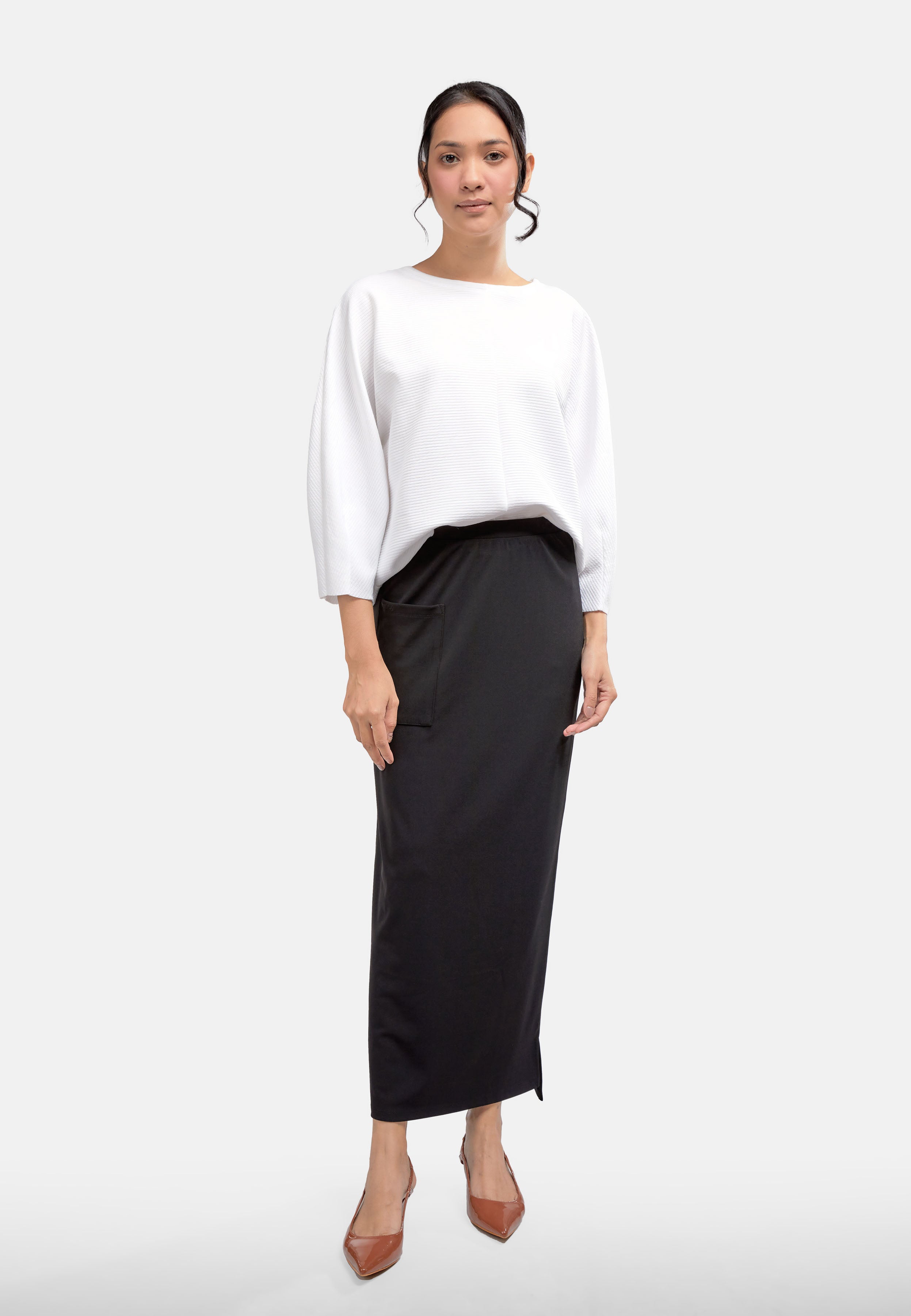 Arissa Long Pencil Skirt - ARS-12052 (MD2)