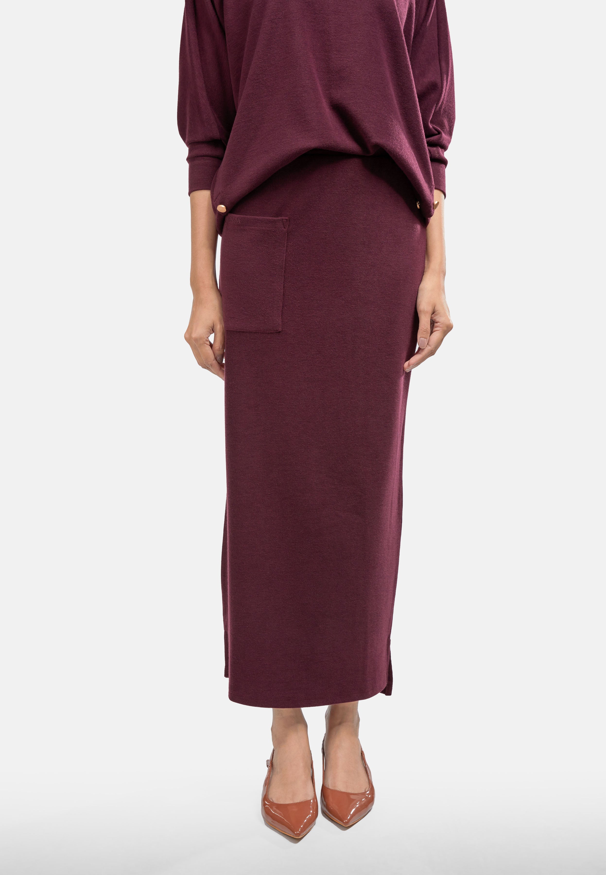 Arissa Long Pencil Skirt - ARS-12056 (MD2)