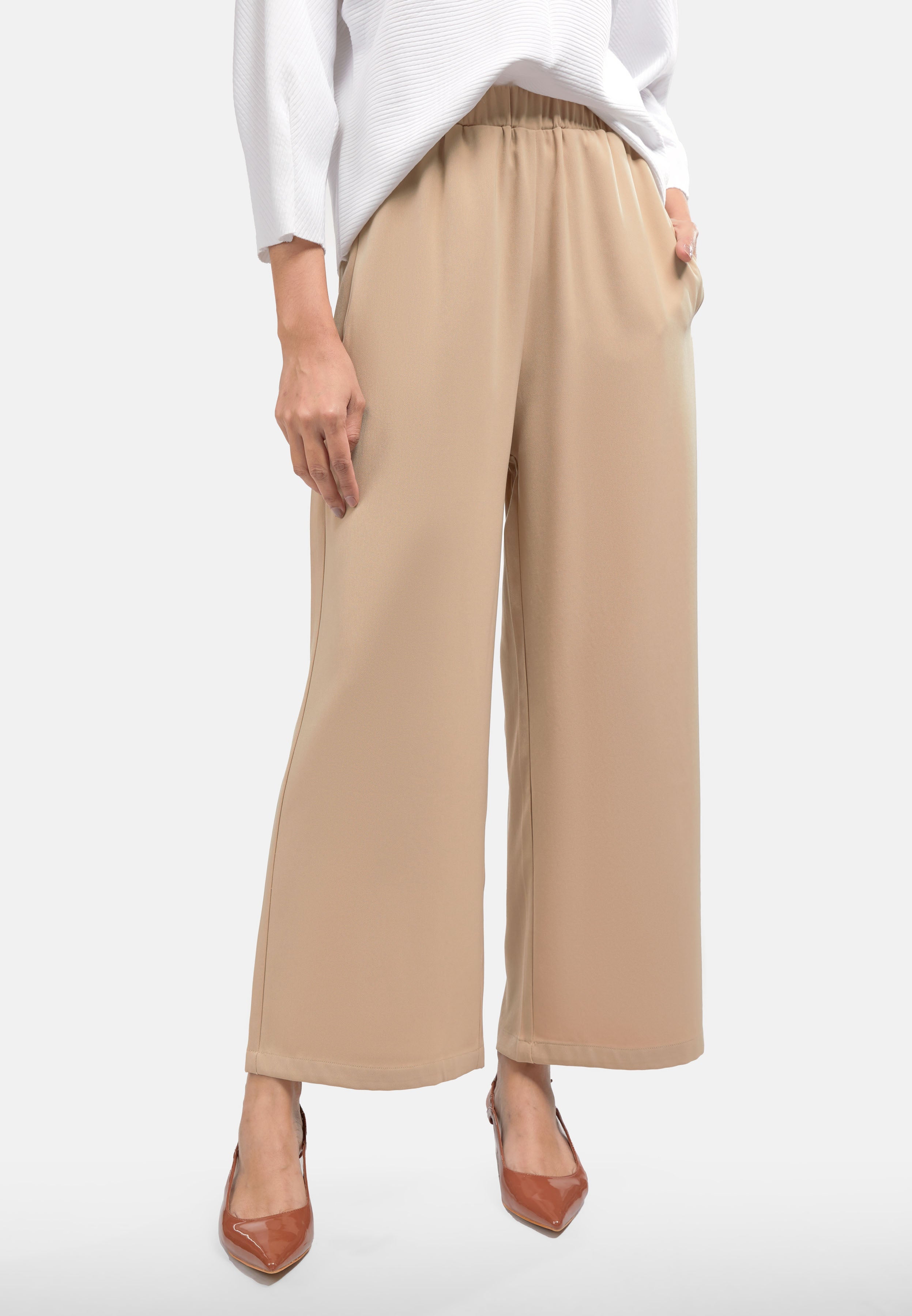 Arissa Loose Straight Cut Long Pants - ARS-11216 (MD2)