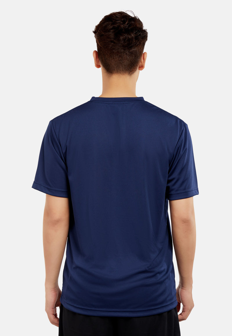 CTH unlimited Men Micro Fiber Mesh Round Neck Short Sleeve Jersey Top - CU-90922(F)