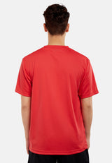 CTH unlimited Men Micro Fiber Mesh Round Neck Short Sleeve Jersey Top - CU-90922(F)