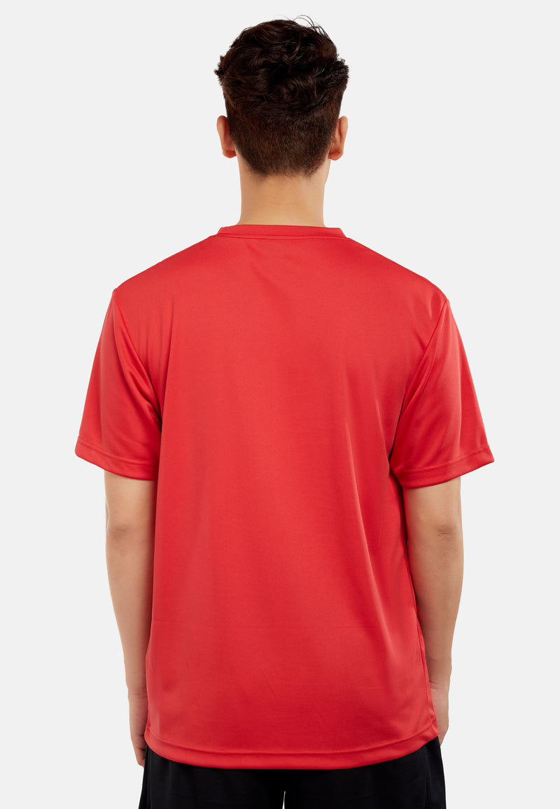 CTH unlimited Men Micro Fiber Mesh Round Neck Short Sleeve Jersey Top - CU-90922(F)