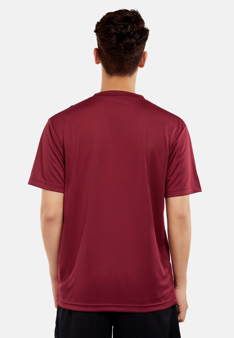 CTH unlimited Men Micro Fiber Mesh Round Neck Short Sleeve Jersey Top - CU-90926(F)