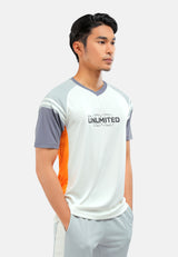 CTH unlimited Men Polyester Interlock V Neck Short Sleeve Jersey Top - CU-90870
