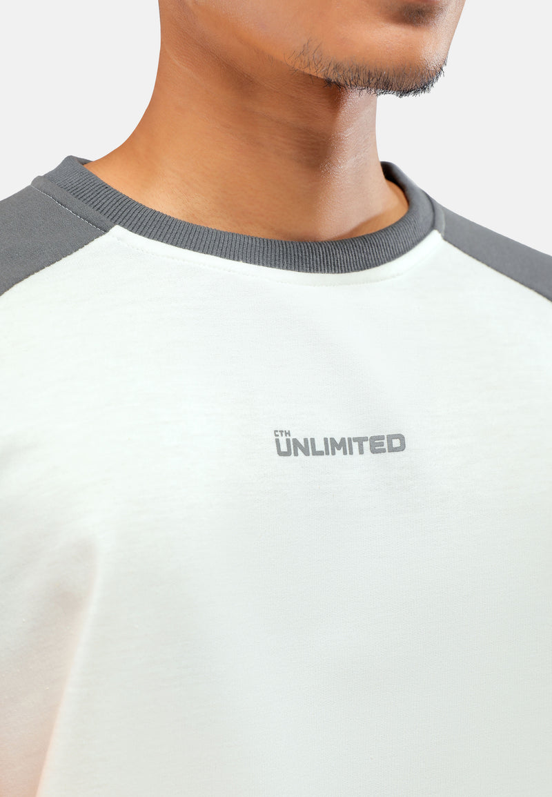 CTH unlimited Men Inlay Terry Round Neck Long Sleeve Sweater - CU-6218