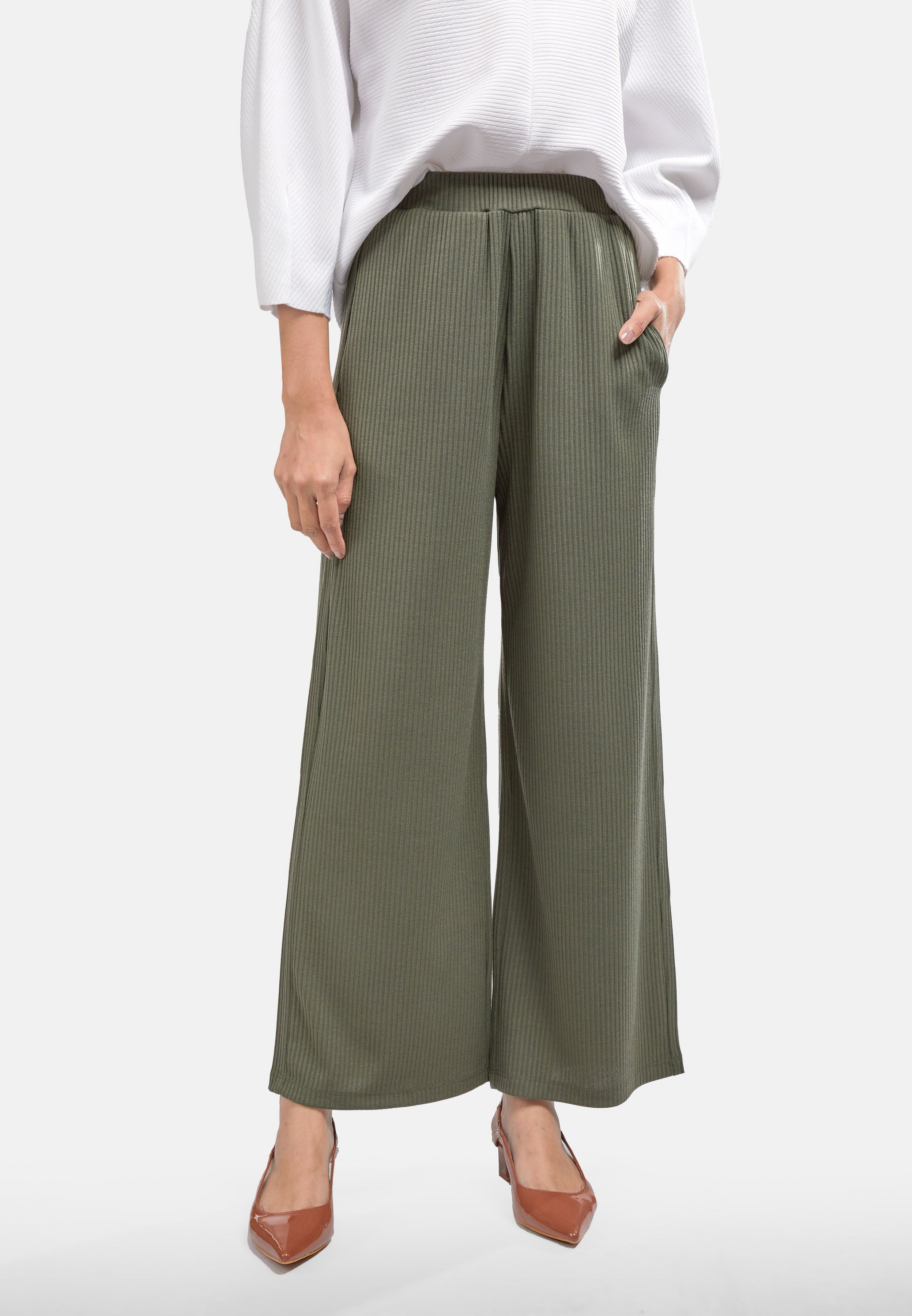 Arissa Loose Straight Cut Long Pants ARS-11210 (MD3)