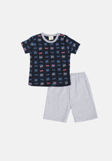 Cheetah Baby Boy Short Sleeves Suit Set - CBB-182806(F)