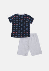 Cheetah Baby Boy Short Sleeves Suit Set - CBB-182806(F)