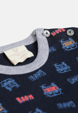 Cheetah Baby Boy Short Sleeves Suit Set - CBB-182806(F)