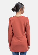 CHEETAH Women Long Sleeve Tunic - CL-65812