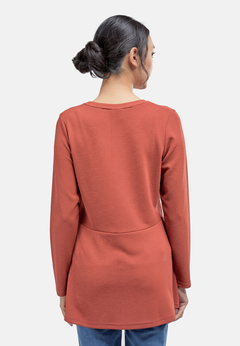 CHEETAH Women Long Sleeve Tunic - CL-65812