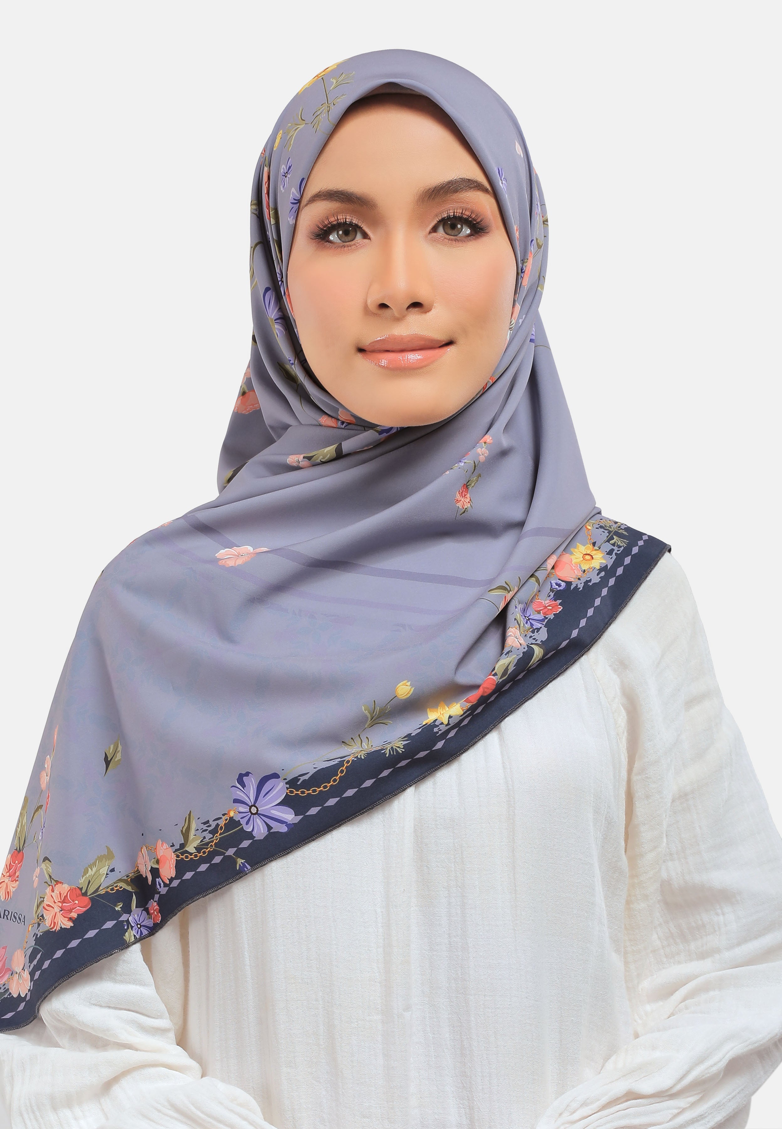 Arissa Hijab Hokkaido Printed Square Scarf - ARS-ST1162 (MD2)