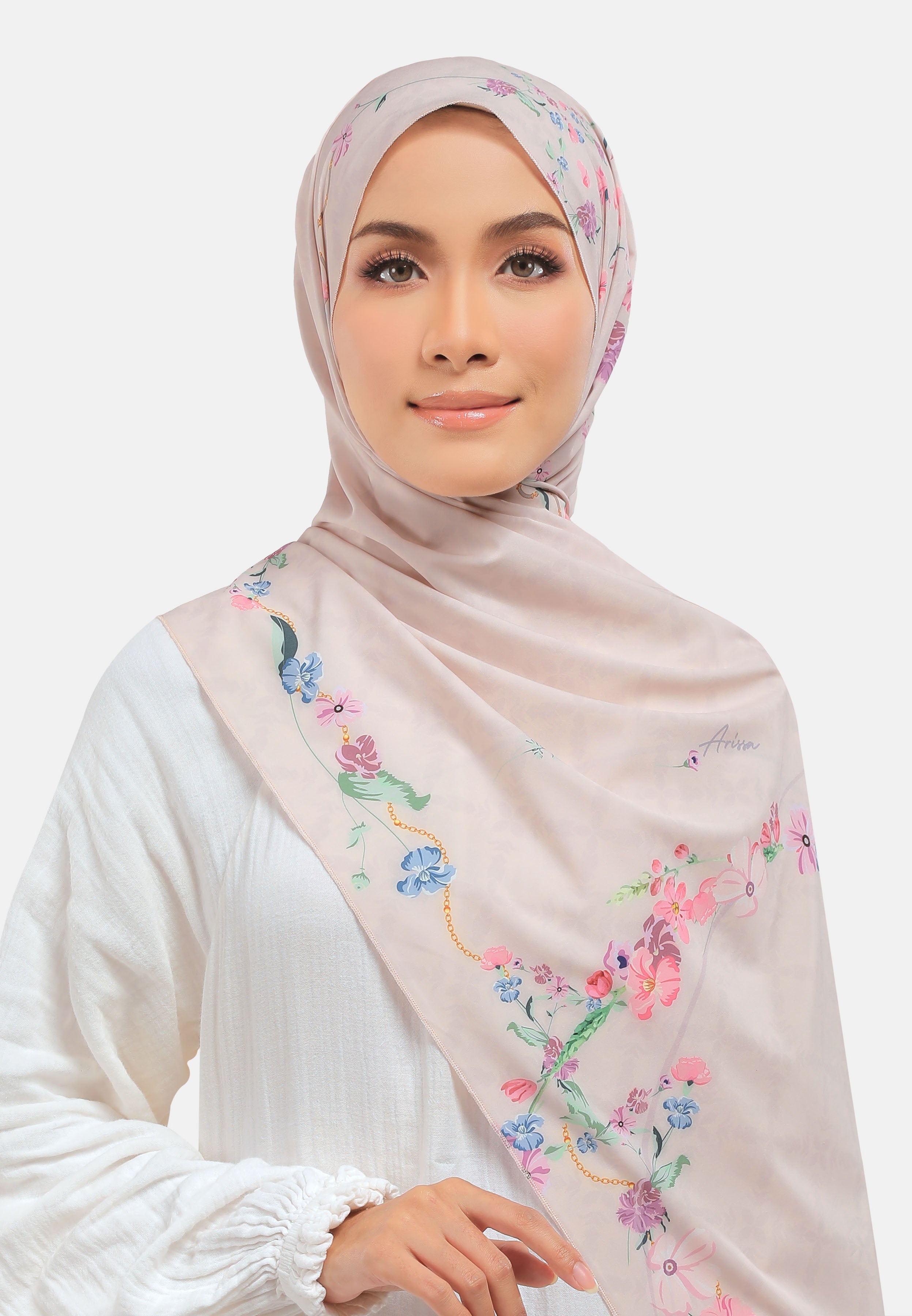 Arissa Hijab Carlsbad Printed Shawl Scarf - ARS-ST1168 (MD2)