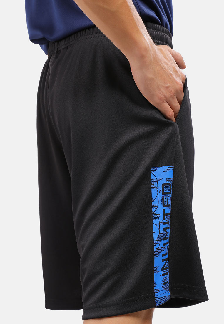 CTH unlimited Men Polyester RJ PK Track Shorts with Printing - CU-2860(F)