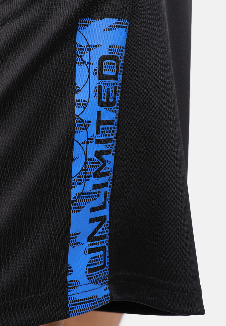 CTH unlimited Men Polyester RJ PK Track Shorts with Printing - CU-2860(F)