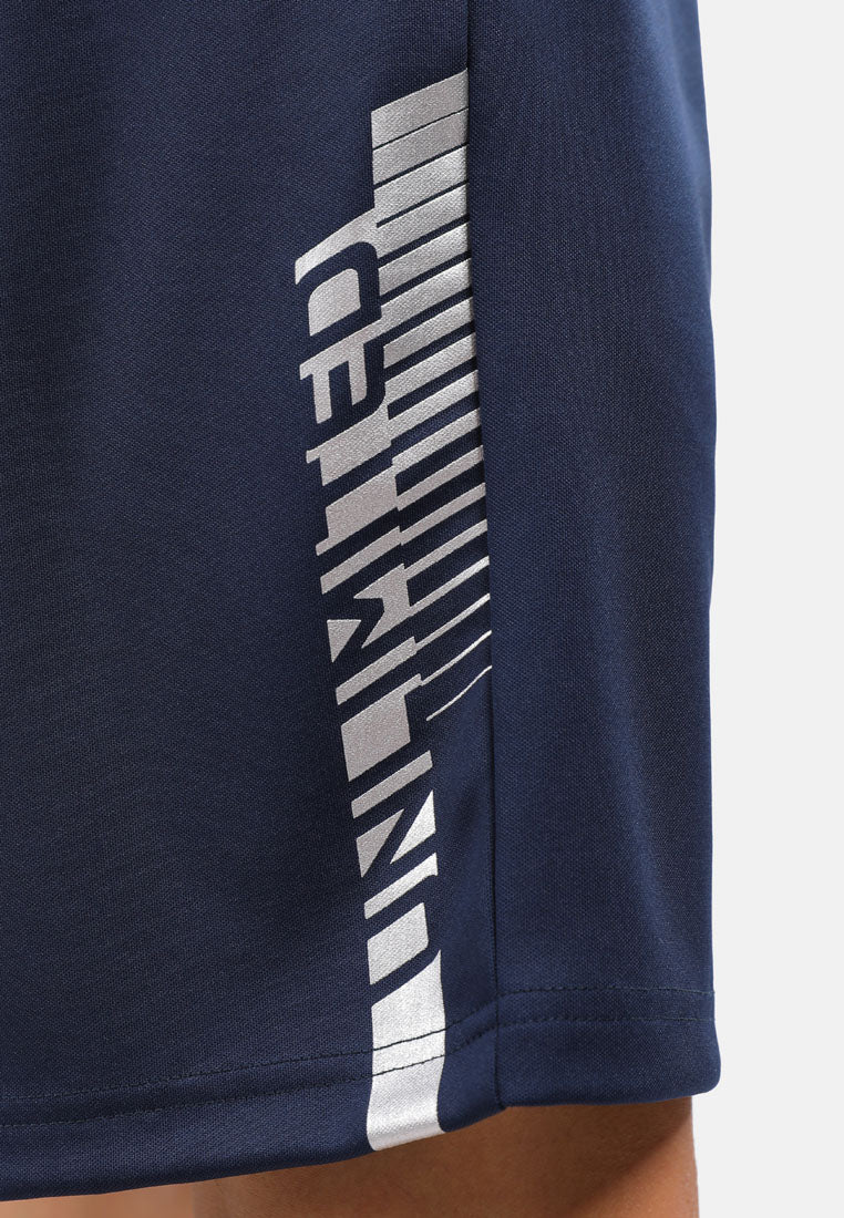 CTH unlimited Men Polyester RJ PK Track Shorts with Printing - CU-2868(F)